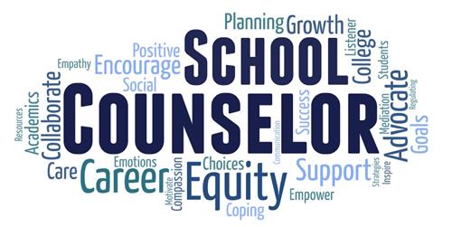 School Counselor Word Cloud